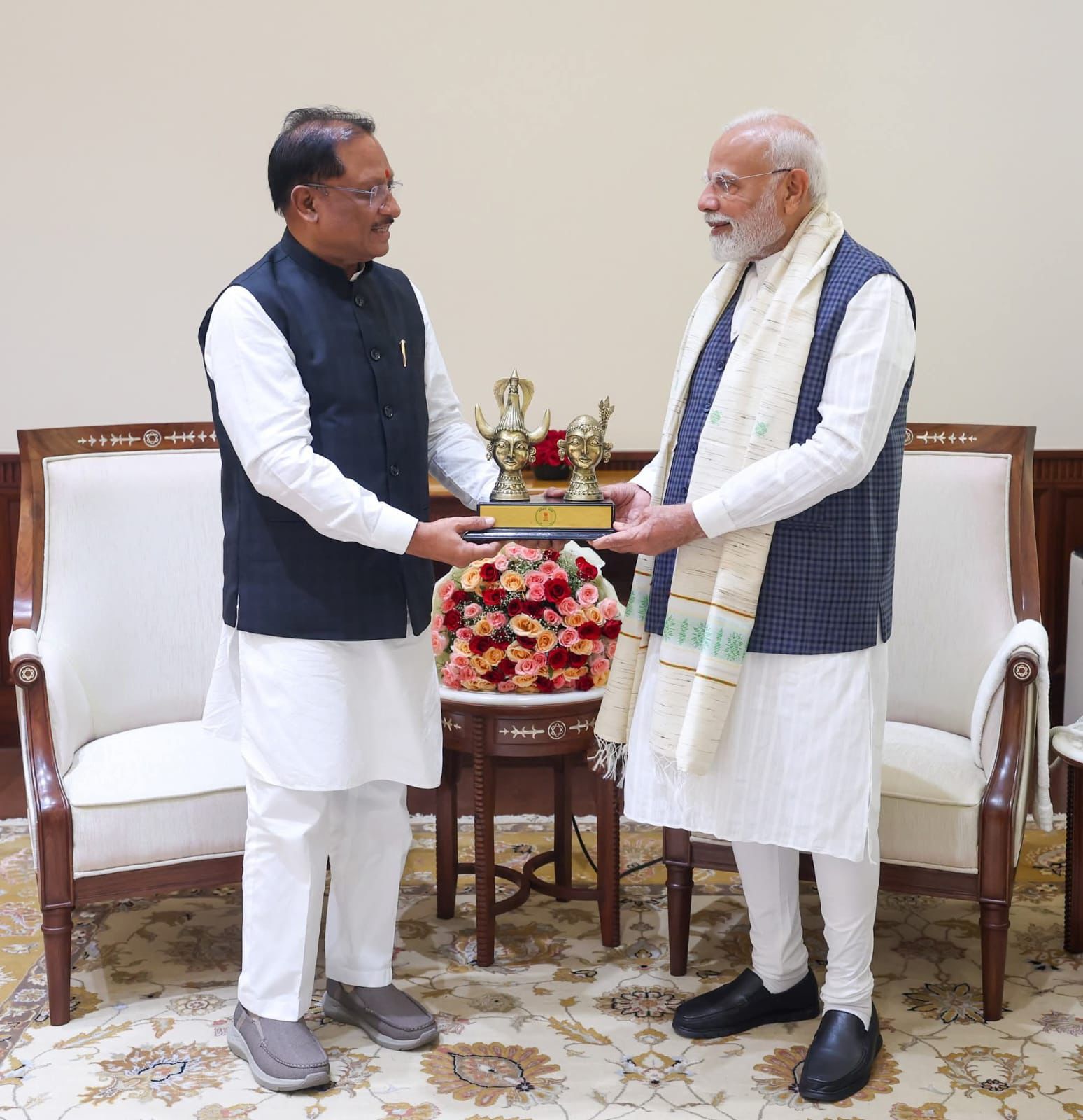 प्रधानमंत्री श्री नरेंद्र मोदी से मिले मुख्यमंत्री श्री विष्णुदेव साय – छत्तीसगढ़ के विकास को मिली नई रफ्तार