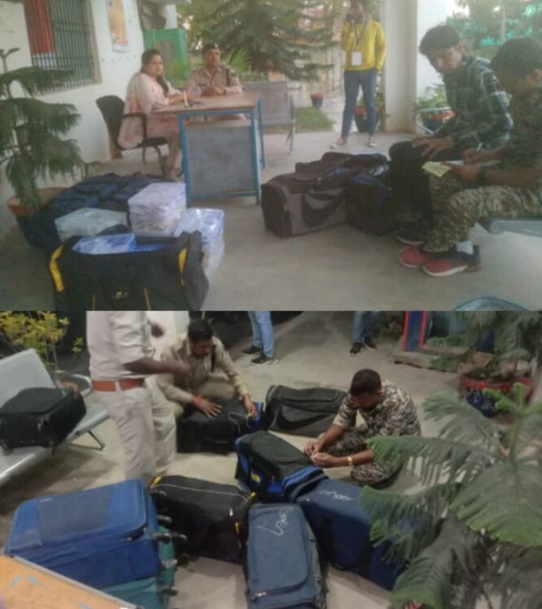 फ्लाइंग स्क्वायड टीम व पुलिस चौकी रघुनाथपुर के संयुक्त प्रयास से 6 लाख 50 हजार लागत की आर्टिफिशियल ज्वैलरी के अवैध परिवहन को वाहन चेकिंग के दौरान किया गया जप्त